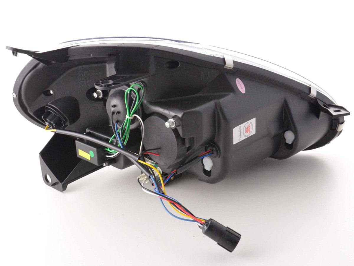 Scheinwerfer Set Daylight LED TFL-Optik Fiat Grande Punto Typ 199 08- chrom Scheinwerfer Set Daylight LED TFL-Optik Fiat Grande Punto Typ 199 08- chrom